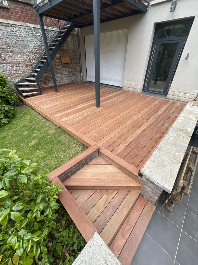 terrasse bois exotique